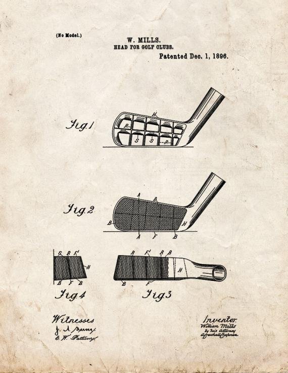 Patent Blueprint 1796 1 12 A4 Photo Print