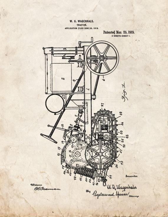 Patent Blueprint 180 1 12 A4 Photo Print