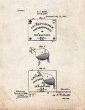 Patent Blueprint 1806 1 12 A4 Photo Print