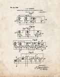 Patent Blueprint 181 1 12 A4 Photo Print