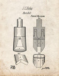 Patent Blueprint 1824 1 12 A4 Photo Print
