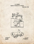 Patent Blueprint 1827 1 12 A4 Photo Print