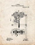Patent Blueprint 1832 1 12 A4 Photo Print