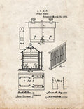 Patent Blueprint 1836 1 12 A4 Photo Print