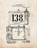 Patent Blueprint 1838 1 12 A4 Photo Print