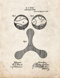 Patent Blueprint 1844 1 12 A4 Photo Print