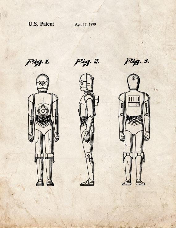 Patent Blueprint 1849 2 12 A4 Photo Print