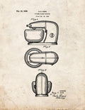 Patent Blueprint 1862 1 12 A4 Photo Print