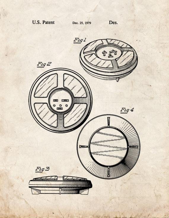 Patent Blueprint 1866 2 12 A4 Photo Print