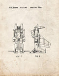 Patent Blueprint 1868 5 12 A4 Photo Print