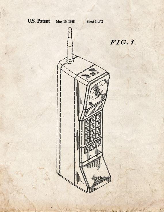 Patent Blueprint 1874 2 12 A4 Photo Print