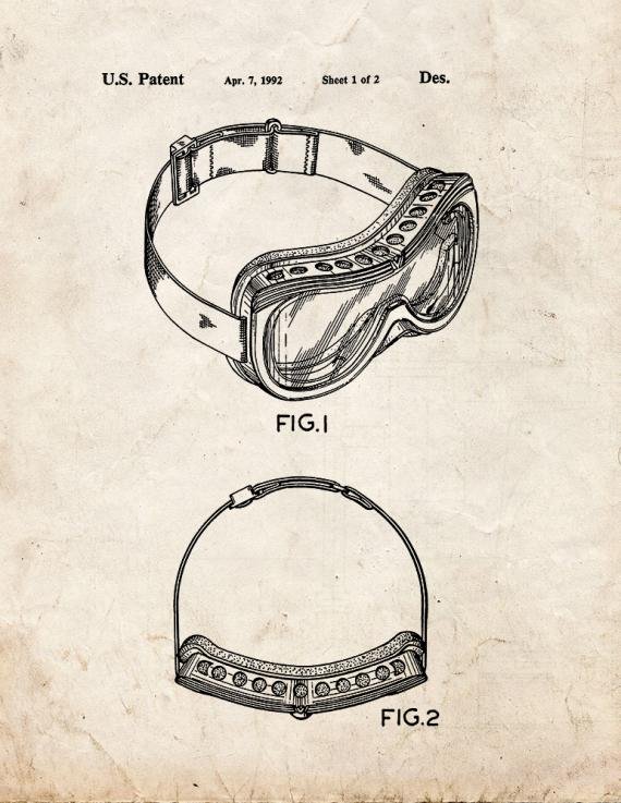 Patent Blueprint 1875 2 12 A4 Photo Print