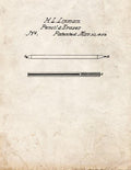Patent Blueprint 1876 1 12 A4 Photo Print