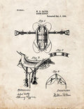 Patent Blueprint 1886 1 12 A4 Photo Print