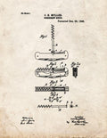Patent Blueprint 1887 1 12 A4 Photo Print
