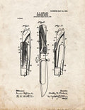 Patent Blueprint 1893 1 12 A4 Photo Print