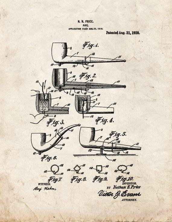 Patent Blueprint 1900 1 12 A4 Photo Print