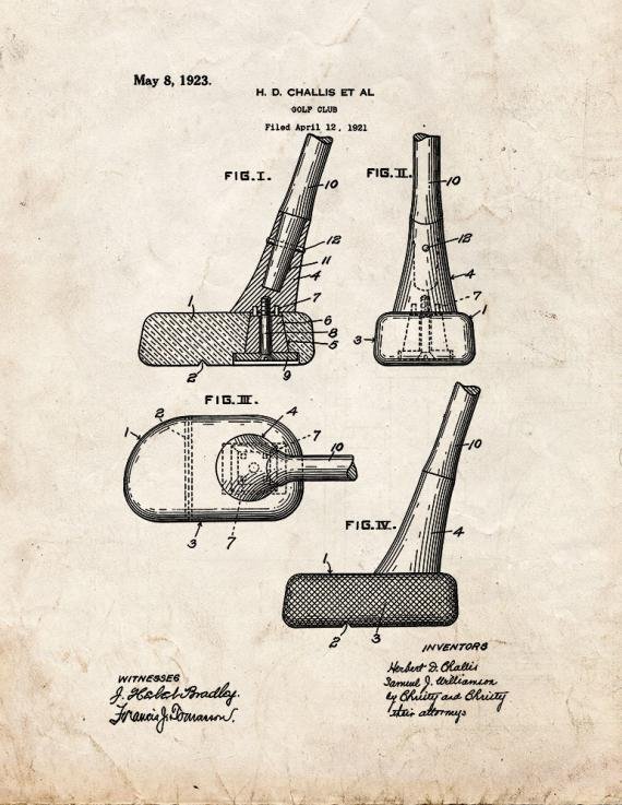 Patent Blueprint 1906 1 12 A4 Photo Print