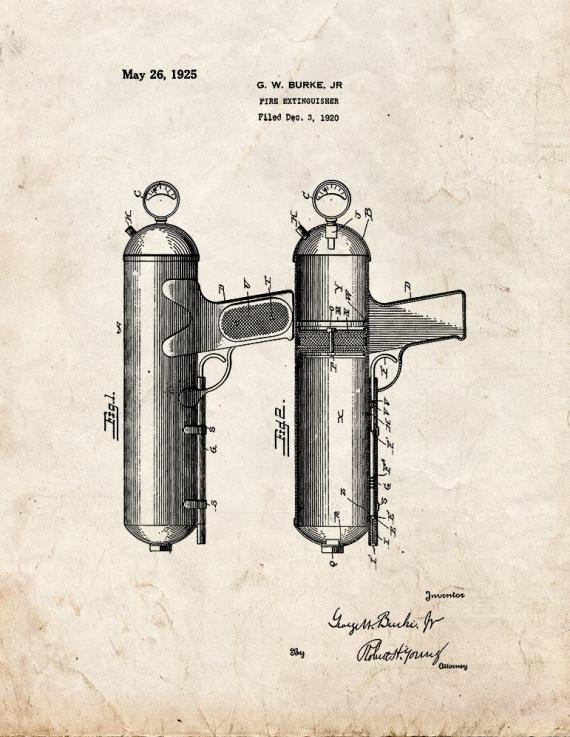 Patent Blueprint 1909 1 12 A4 Photo Print