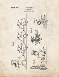Patent Blueprint 191 1 12 A4 Photo Print