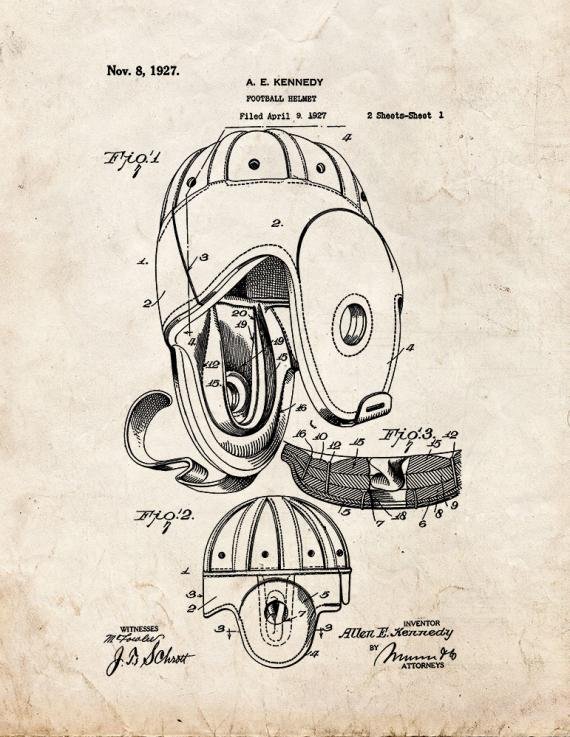 Patent Blueprint 1915 1 12 A4 Photo Print