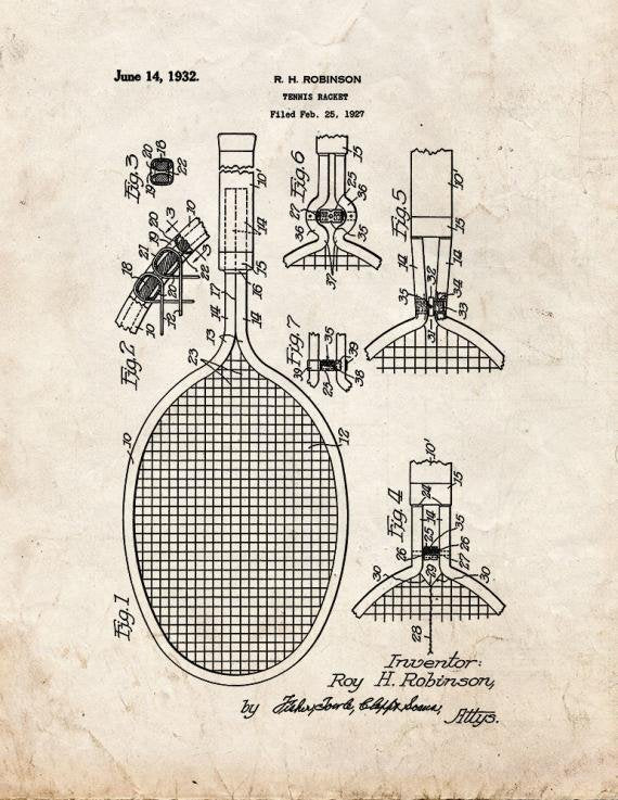 Patent Blueprint 1923 1 12 A4 Photo Print