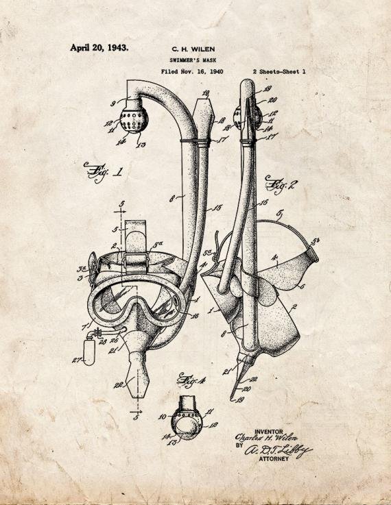 Patent Blueprint 1932 1 12 A4 Photo Print