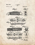 Patent Blueprint 1945 1 12 A4 Photo Print