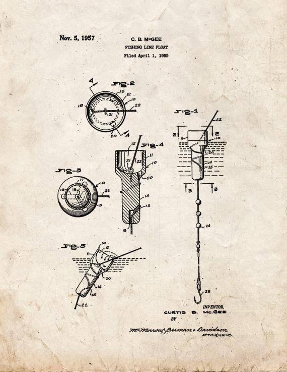 Patent Blueprint 1948 1 12 A4 Photo Print