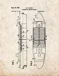 Patent Blueprint 1950 1 12 A4 Photo Print