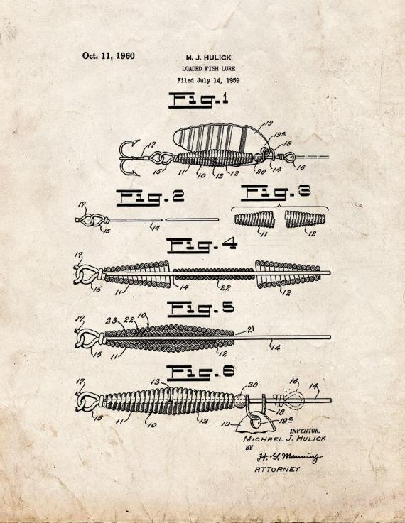 Patent Blueprint 1954 1 12 A4 Photo Print