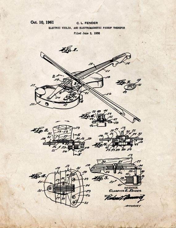 Patent Blueprint 1957 1 12 A4 Photo Print