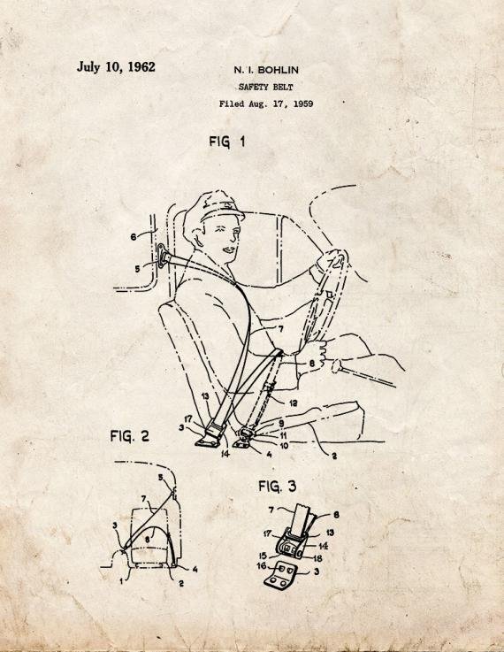 Patent Blueprint 1958 1 12 A4 Photo Print