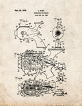 Patent Blueprint 196 1 12 A4 Photo Print