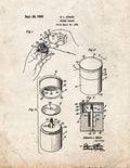 Patent Blueprint 1962 1 12 A4 Photo Print