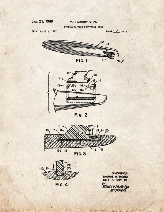 Patent Blueprint 1970 1 12 A4 Photo Print