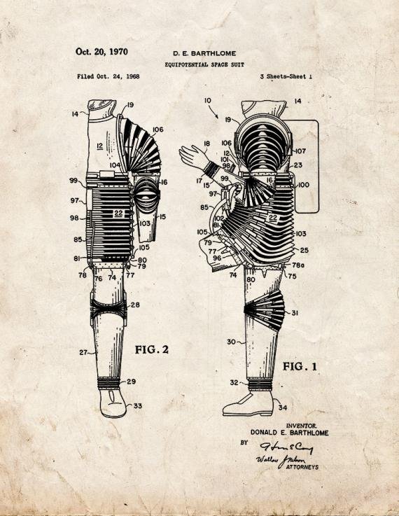 Patent Blueprint 1973 1 12 A4 Photo Print