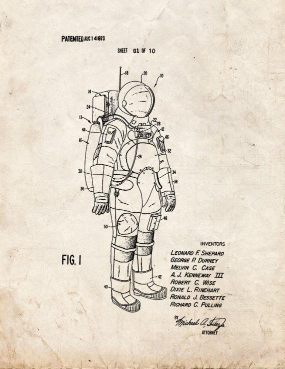 Patent Blueprint 1974 3 12 A4 Photo Print
