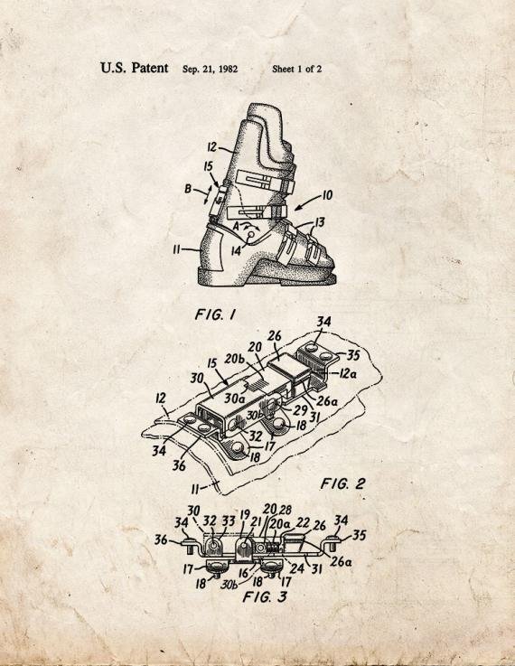 Patent Blueprint 1979 2 12 A4 Photo Print