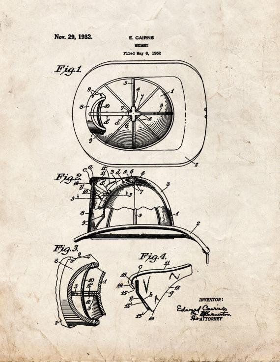 Patent Blueprint 198 1 12 A4 Photo Print