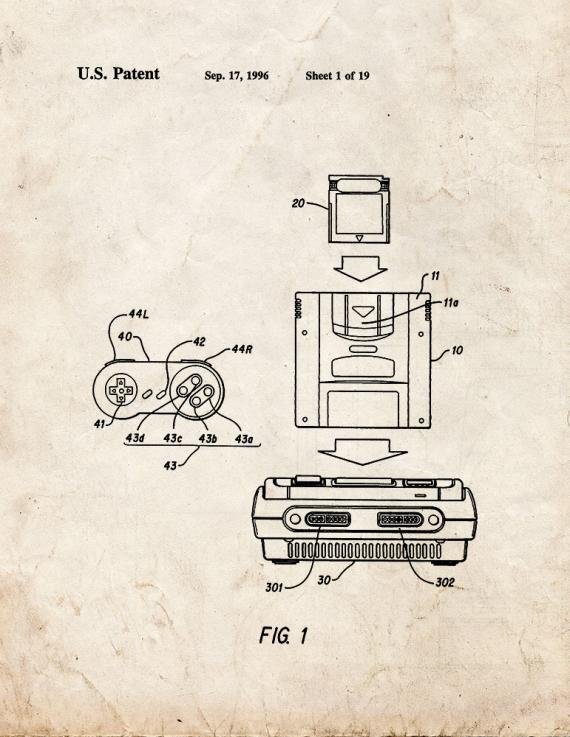 Patent Blueprint 1982 2 12 A4 Photo Print
