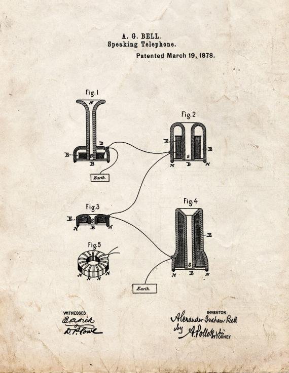 Patent Blueprint 1997 1 12 A4 Photo Print