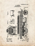 Patent Blueprint 201 1 12 A4 Photo Print