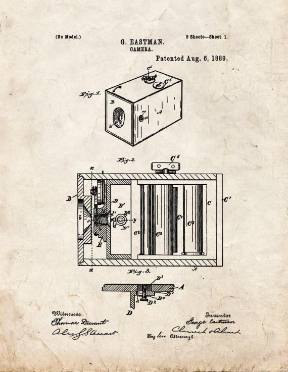 Patent Blueprint 2010 1 12 A4 Photo Print