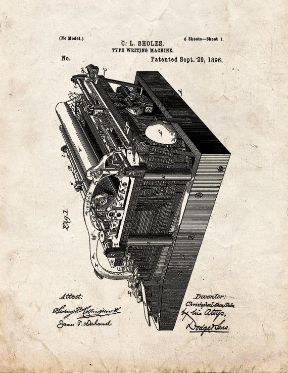 Patent Blueprint 2017 1 12 A4 Photo Print