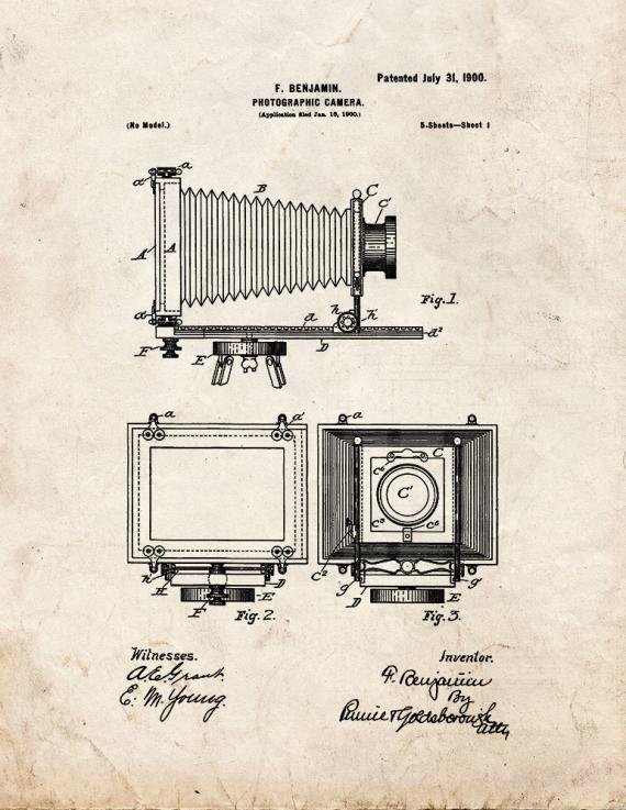 Patent Blueprint 2022 1 12 A4 Photo Print
