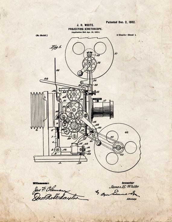 Patent Blueprint 2025 1 12 A4 Photo Print