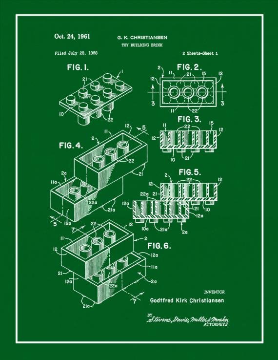 Patent Blueprint 203 1 12 80 paper grnb A4 Photo Print