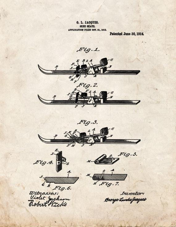 Patent Blueprint 2033 1 12 A4 Photo Print