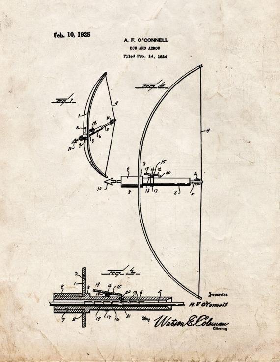 Patent Blueprint 2042 1 12 A4 Photo Print